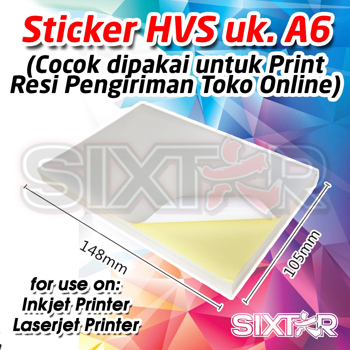 Sticker HVS A6 02-ss